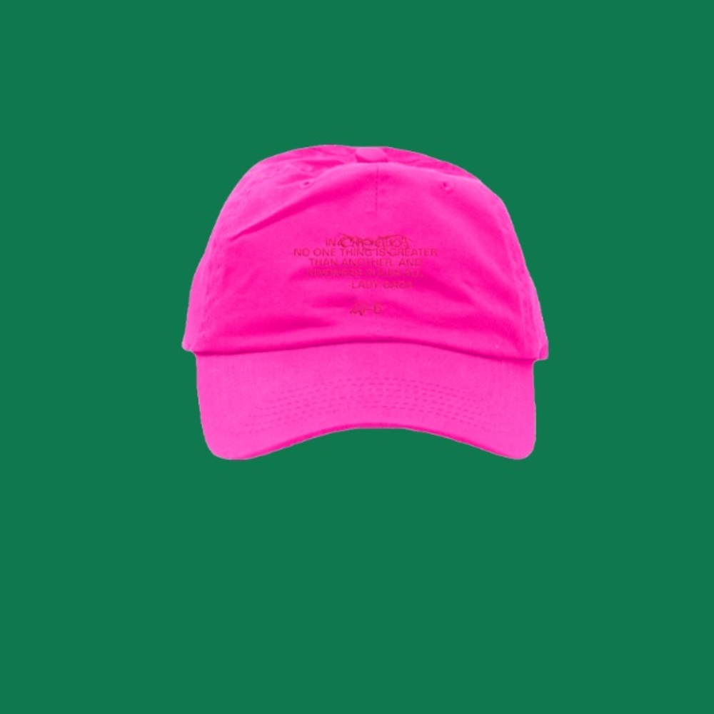 ⚠️ISO LADY GAGA CHROMATIC KINDNESS RULES HAT